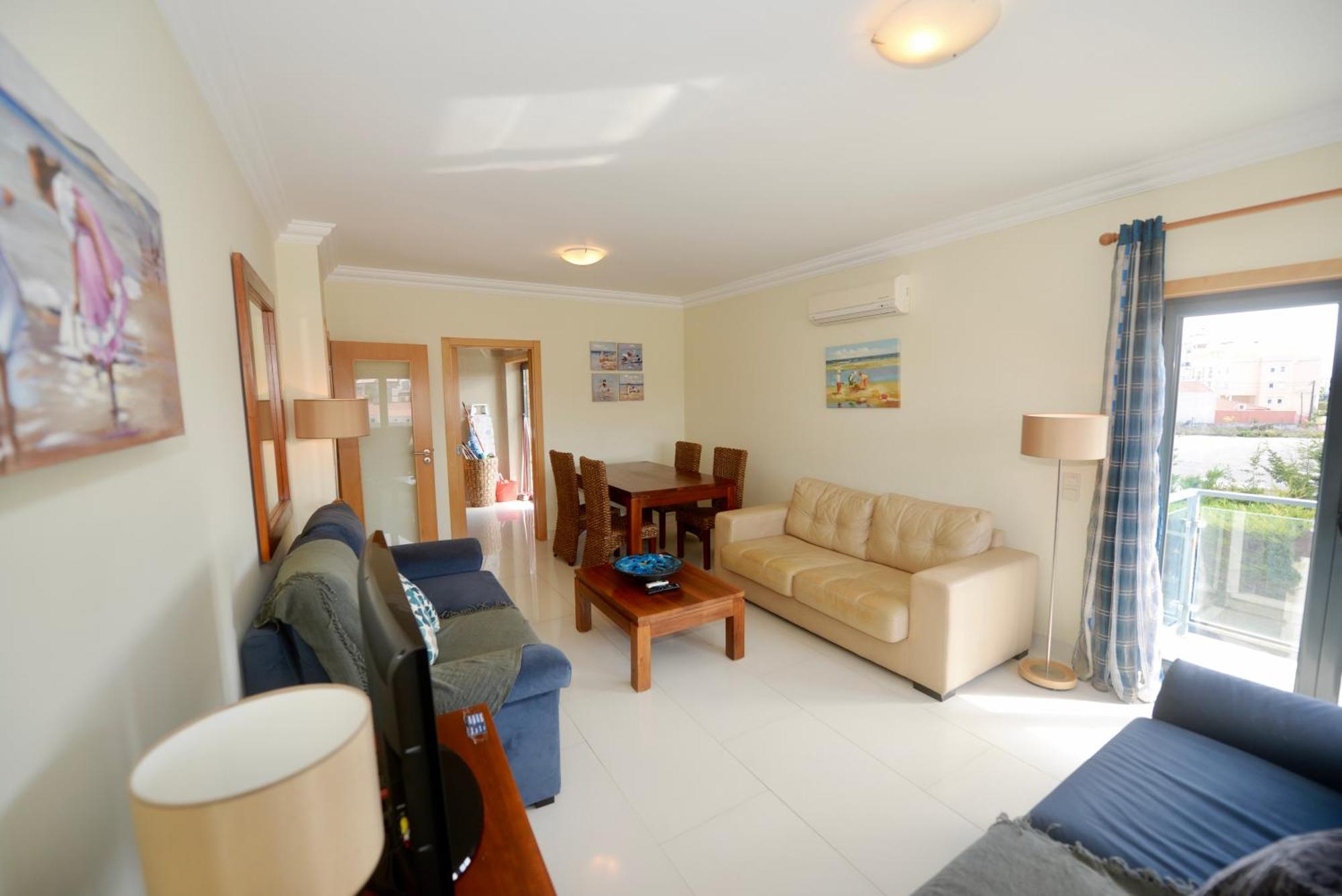 Pebble - 1 Bedroom Apartment Sleeps 5 With Pool & Tennis Court São Martinho do Porto Eksteriør bilde